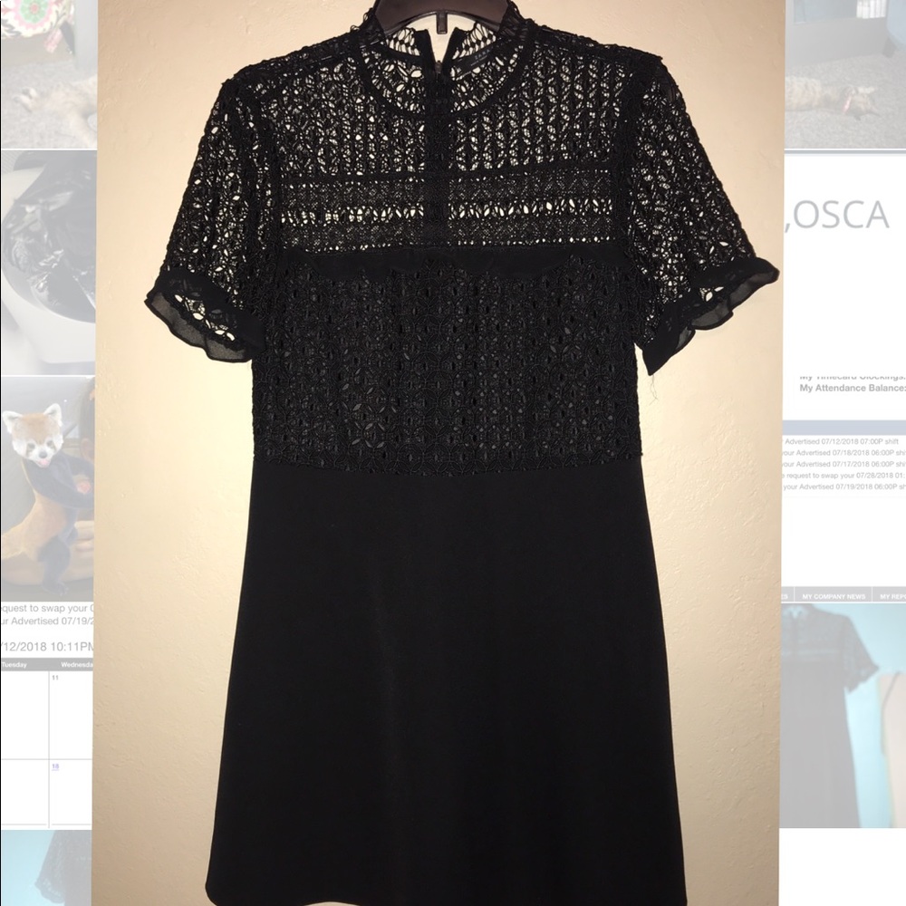 ZARA black Lace dress